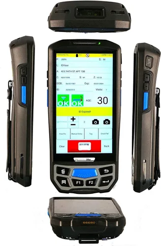 Vista 5 de IDVisor Smart Plus - Escáner de identificación - Verificación de edad de licencia de conducir y pasaporte y gestión de clientes - Pantalla LCD