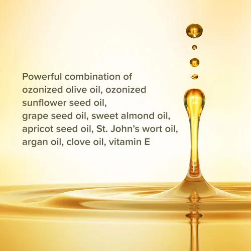 Vista 7 de The Mossi London - Suero ozonizado para el cabello y el cuero cabelludo - Tratamiento de aceite de oliva ozonizado al 50% para hebras de aspecto más