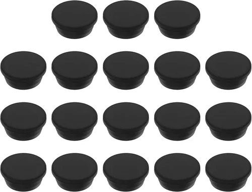 Vista 29 de MECCANIXITY - Tapones de silicona en forma de T (26mm, 1 pulgada de diámetro), color negro