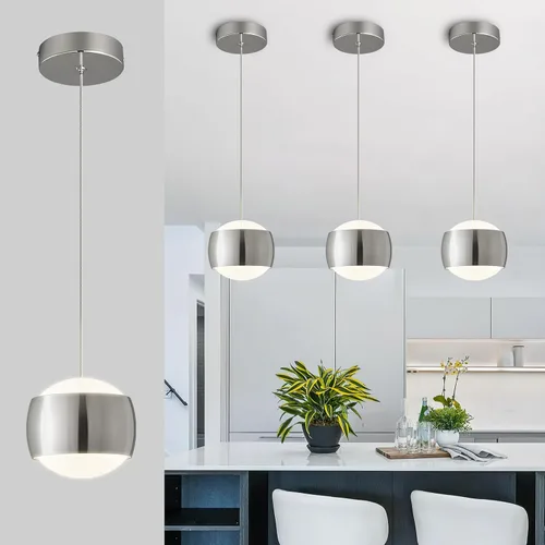 Vista 11 de Modernas lámparas colgantes LED regulables, iluminación colgante mini para isla de cocina, comedor, dormitorio, bar, accesorios de iluminación