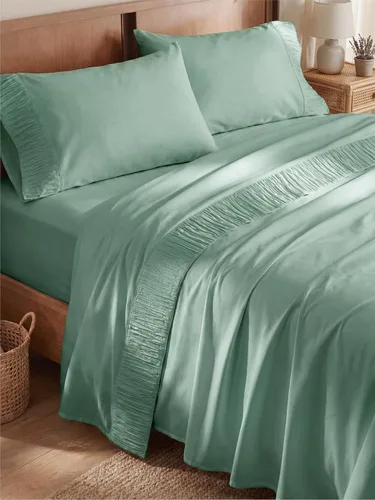 Vista 30 de Bedsure Juego de sábanas para cama individual - 3 piezas de sábanas suaves para cama individual - Transpirables y refrescantes - Calidad hotelera