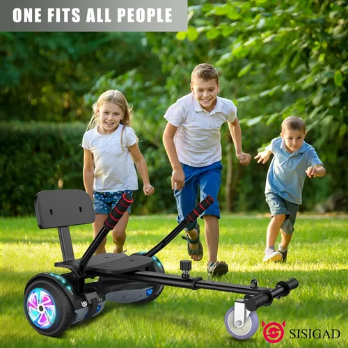 Vista 6 de SISIGAD Hoverboard para niños, 6.5 pulgadas modelo clásico Hoverboard (sin Bluetooth)