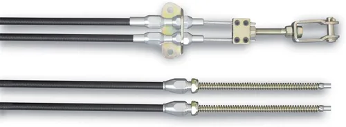 Vista 2 de Lokar EC-81FU Cable de disco trasero de montaje en piso negro para Ford Explorer
