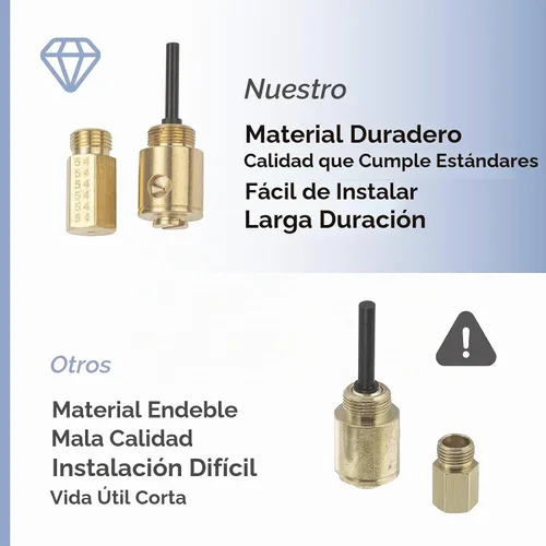 Vista 4 de LPKIT-3/XAA LP Kit de conversión de gas natural a propano líquido de repuesto para secadora Samsung, pieza de repuesto de latón 100% puro
