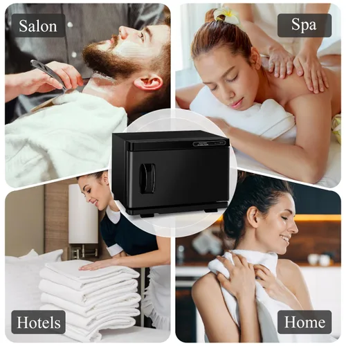 Vista 6 de Calentador de toallas calientes, calentador de toallas de 8 L, calentador de toallas para tratamientos faciales, calentador de toallas profesional