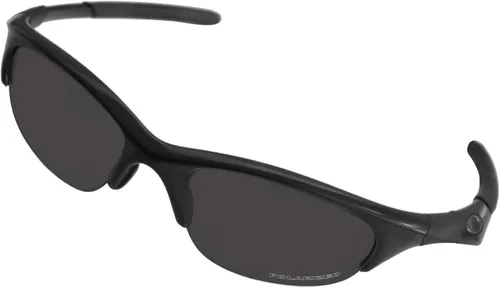 Vista 2 de BroLizard - Lente polarizada de repuesto para gafas de sol Oakley Half Jacket, negro