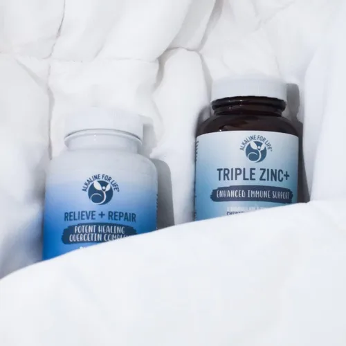 Vista 4 de Alkaline for Life Triple Zinc+ Pastillas - Fácil apoyo inmunológico diario, zinc de triple forma con vitamina C y saúco Ingredientes limpios, sin