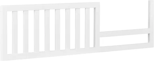 Vista 14 de Riel de seguridad para cama infantil Evolur para cunas convertibles de bebé, riel de madera maciza para conversión de cuna convertible a cama Blanco