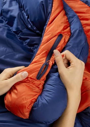 Vista 6 de Rab Saco de dormir Ascent Down para mujer, ligero y cálido, saco de dormir para acampar y mochilero