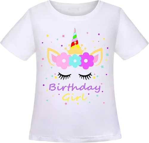 Vista 2 de Disfraz de unicornio de cumpleaños para niña, vestido de unicornio con luz LED, disfraz de unicornio para fiesta de Halloween, regalo de 3 a 8 años
