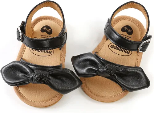 Vista 38 de Sandalias de verano para bebés, niñas y niños, unisex, antideslizantes, suela suave, transpirable, para primeros pasos, zapatos de playa al aire