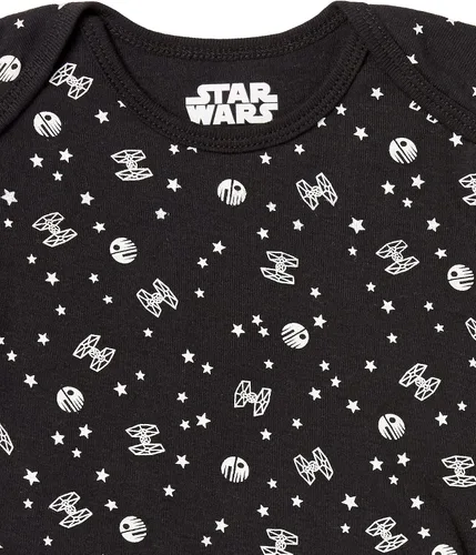 Vista 3 de Tienda Essentials Disney Marvel Star Wars Toddlers Baby Boys Short-Sleeve Bodysuits Pack of 6