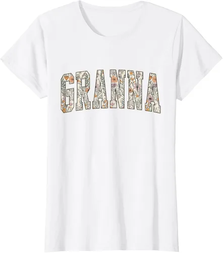 Vista 21 de Granna - Camiseta retro para el día de la madre Negro