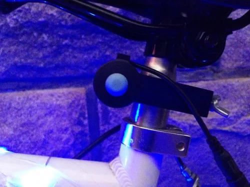 Vista 4 de Wheelight® 20 luces LED superbrillantes para bicicletas para radios y marcos en cinco colores (rojo)