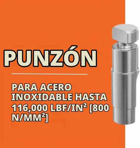 Vista 2 de Fein Punzón para BLK 3.5 E - Herramienta de alto rendimiento para acero inoxidable de hasta 116,000 lbf/in², construcción duradera, instalación