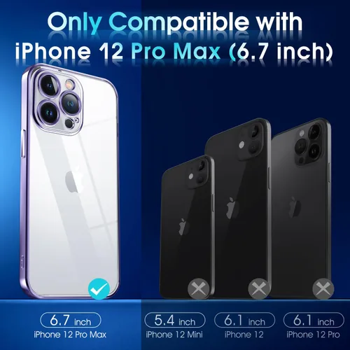 Vista 678 de Supdeal Funda cristalina transparente para iPhone 11, [No se amarillea] [Protección de la cámara] [Probado contra caídas de grado militar] Funda