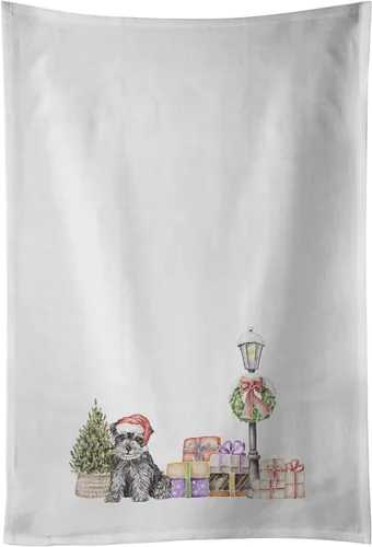 Vista 74 de Caroline's Treasures CK8100WTKT - Juego de 2 toallas de cocina con diseño de bulldog francés con diseño de país de las maravillas navideñas