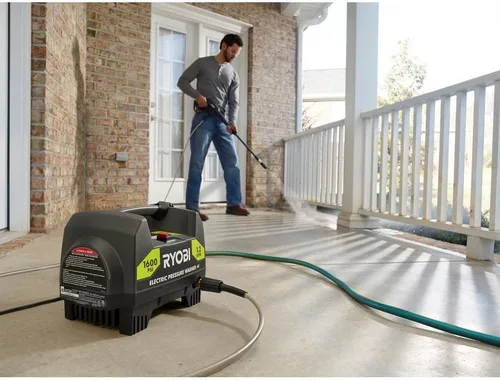 Vista 5 de Ryobi 1,600 PSI-1.2 GPM RY141612 - Lavadora a presión eléctrica