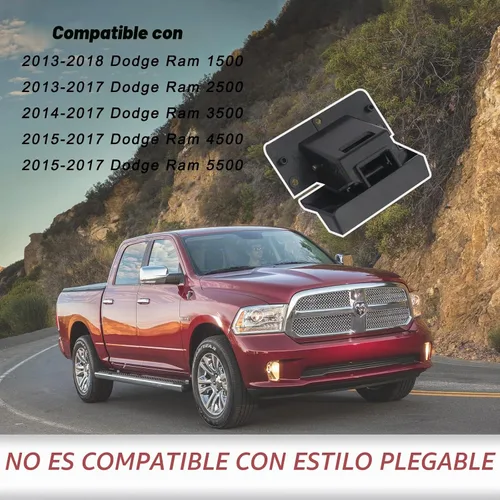 Vista 3 de TQPONLY Gancho de apoyabrazos para consola central Compatible con Dodge Ram 1500 2500 3500 4500 5500 2013-2018 Accesorios Reemplaza 5RQ83TX7AC