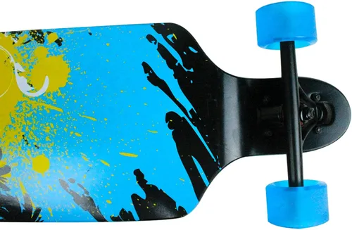 Vista 2 de Paradise Longboard Drop Through Complete Cruiser - Monopatín Sun Splash, 9.75 x 39.75 pulgadas