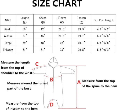 Vista 6 de SimZoo Pijama de animal para adultos, disfraz de cosplay de animales para hombres y mujeres, ropa de dormir unisex de una sola pieza
