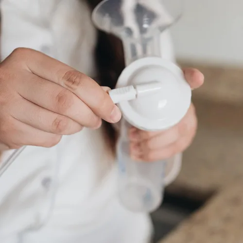 Vista 5 de Dr. Brown's Tubo de repuesto para extractor de leche eléctrico doble de flujo personalizado - Paquete de 2