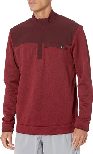 Vista 20 de Under Armour Sudadera Drive Storm con media cremallera para hombre (001) Negro / Blanco