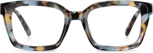 Vista 18 de XVXV Square Reading Glasses for Women - Blue Light Blocking Readers Anti Glare Eyeglasses with Spring Hinge