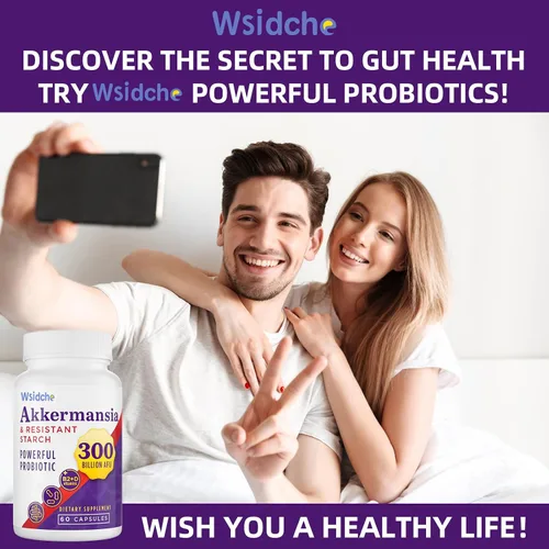 Vista 8 de 300 mil millones de probióticos AFU Akkermansia Suplemento para mujeres y hombres, Akkermansia Muciniphila para Akkermansia, digestivo, intestino