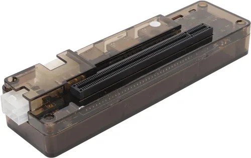 Vista 6 de Base externa para GPU, base de tarjeta gráfica PCIe 3.0 de 6 pines para laptop con interfaz de tarjeta de video independiente para un mejor