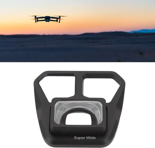 Vista 5 de Filtro de lente de cámara para 3 Pro Drone, Kit de filtro de lente de gran angular externo de vidrio óptico Accesorios de filtro de lente