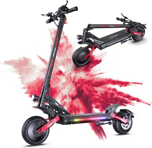 Vista 9 de Movcan Scooter eléctrico serie G100 para adultos CLÁSICO AZUL