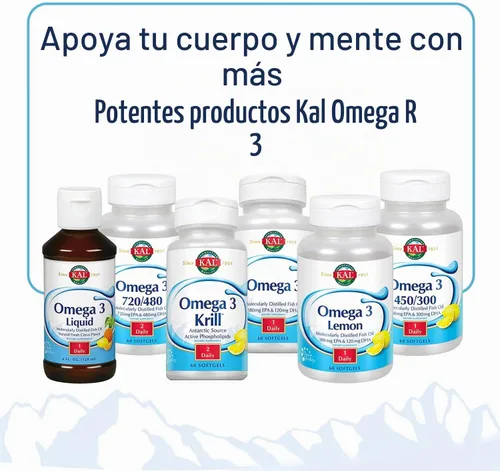 Vista 5 de KAL 180/120 1000 mg Omega 3 pescado, 60