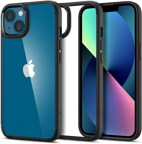 Vista 72 de Spigen Funda para iPhone 12 Mini, ultra híbrida, sin anillo magnético, antiamarilleo, transparente
