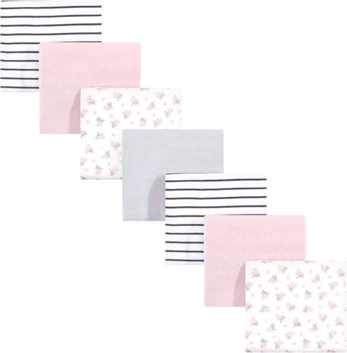 Vista 192 de Hudson Baby Unisex Baby Cotton Flannel Receiving Blankets Bundle, Neutral Woodland Pals, One Size (Pack of 2)