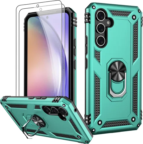 Vista 21 de LUMARKE Funda para Galaxy A51 4G con Protector de Pantalla, Pasa Prueba de Caída de 16 pies de Grado Militar, Cubierta Protectora para Teléfono