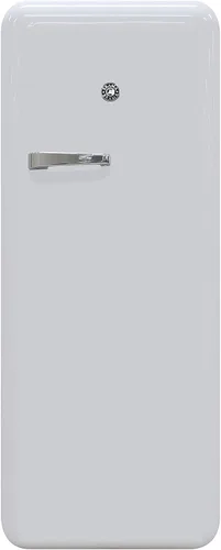 Vista 12 de BRAMA Refrigerador retro con congelador superior, 9.9 pies cúbicos, refrigerador completo para apartamento, condominio, casa, cocina, 24 pulgadas