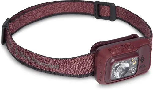 Vista 7 de BLACK DIAMOND Spot 350 - Faro delantero, alimentado por AAA, regulable, brillante, grafito 351 lumens, red night vision, Brightness Memory
