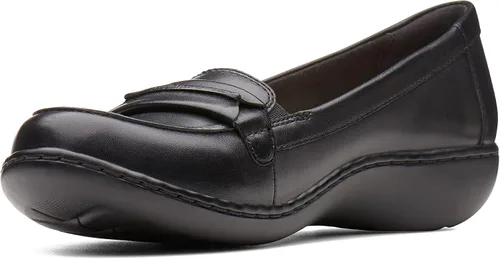 Vista 6 de Clarks Mocasines Ashland Bubble Slip On para mujer Marrón Multicolor