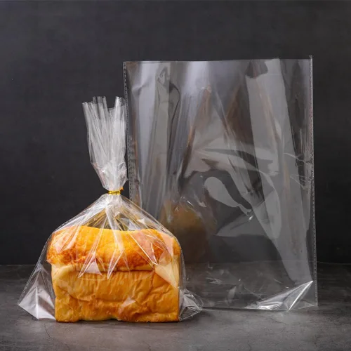 Vista 8 de Bolsas de pan de plástico reutilizables para pan casero, bolsa de panadería transparente de 11 x 14 pulgadas con cierre de lazo giratorio que reduce