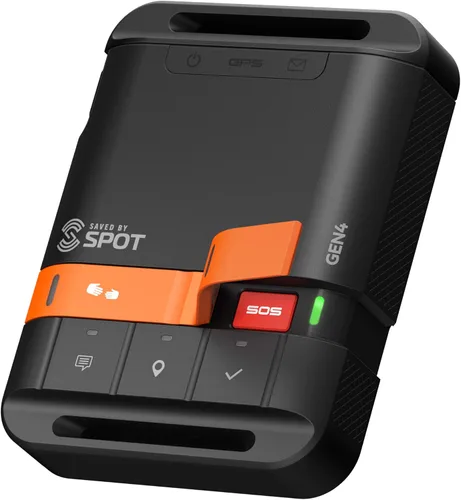 Vista 4 de Mensajero GPS satelital Spot Gen 4 Mensajero GPS portátil de mano para senderismo, camping, actividades al aire libre Cobertura de red satelital