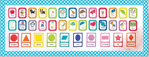 Vista 16 de Schoolgirl Style Juego de tablones de anuncios decorativos Just Teach (110392), multicolor