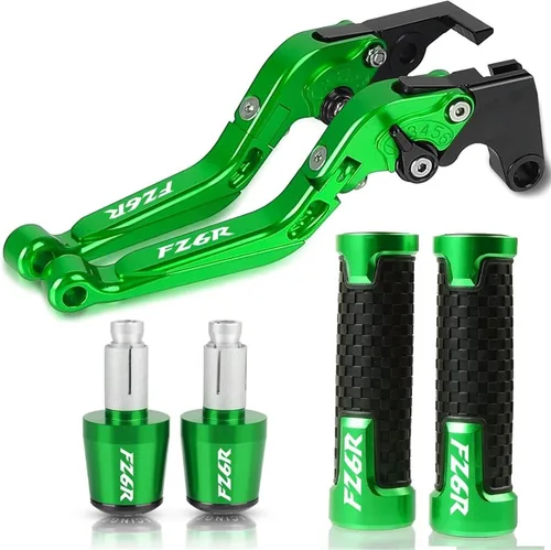 Vista 21 de Palancas de embrague de freno de motocicleta para manillar Yamaha FZ6R FZ 6R FZ-6R 2009 2010 2011 2012 2013 2014 2015 2016 2017 (Color : 1)