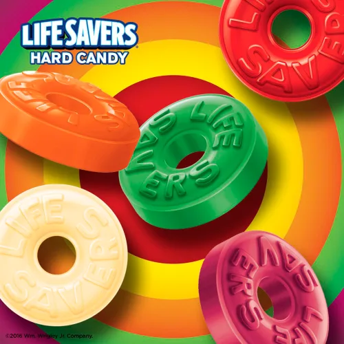 Vista 4 de Caramelos duros de ron y mantequilla LifeSaver, bolsas de 6.25 onzas, (paquete de 12 unidades)