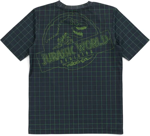 Vista 6 de Jurassic World Jurassic Park T-Rex - Conjunto de camiseta y pantalones cortos para niños pequeños a niños grandes