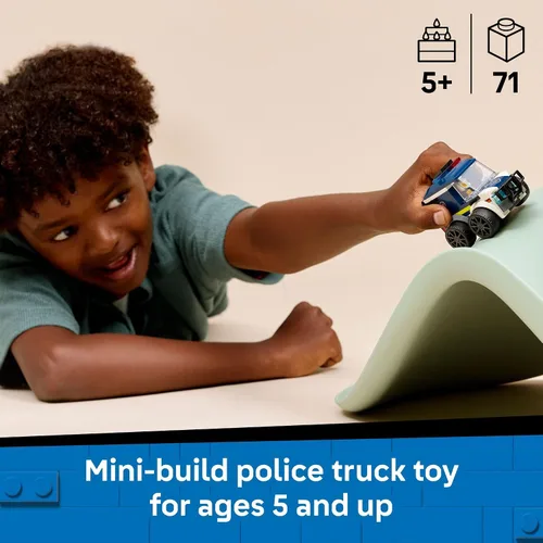 Vista 2 de LEGO City Rides - Camión de policía 60481