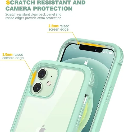 Vista 610 de DIACLARA - Funda transparente compatible con iPhone XR 6.1 pulgadas 2018