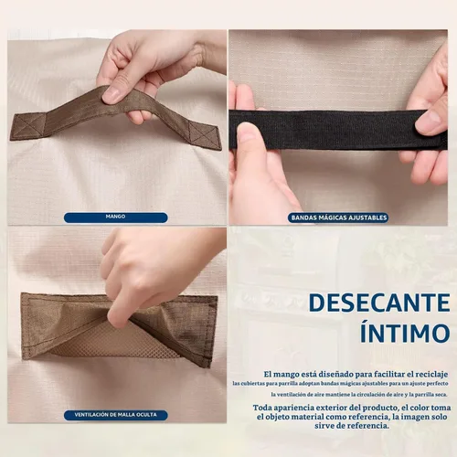 Vista 4 de HAMLER Funda para Parrilla de 30 Pulgadas, Cubiertas para Barbacoa Resistentes e Impermeables de Servicio Pesado, Fundas para Parrilla de Gas