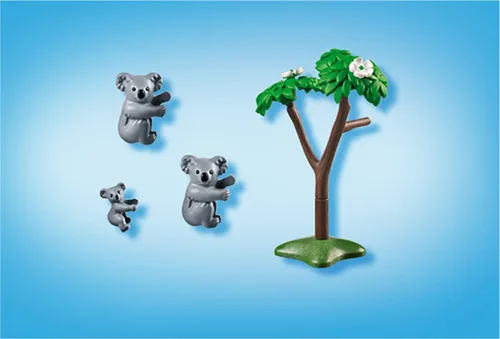 Vista 2 de Playmobil Kit de Construcción de Familia de Koalas