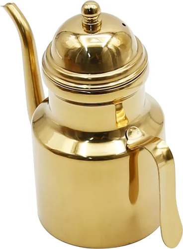 Vista 7 de Dispensador de aceite de oliva de 15 onzas, dispensador de aceite de oliva inoxidable, dispensador de vinagre con mango antideslizante, lata
